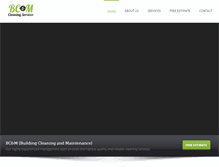 Tablet Screenshot of bcmcleaningservices.com